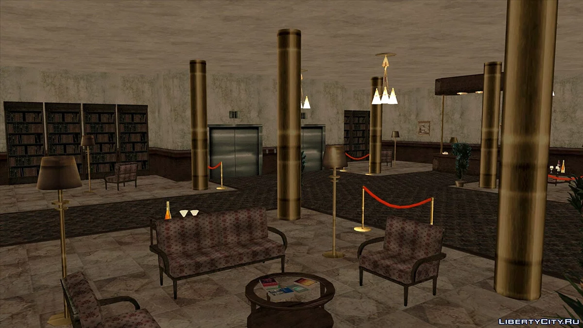 Маппинг холла отеля / GTA San Andreas