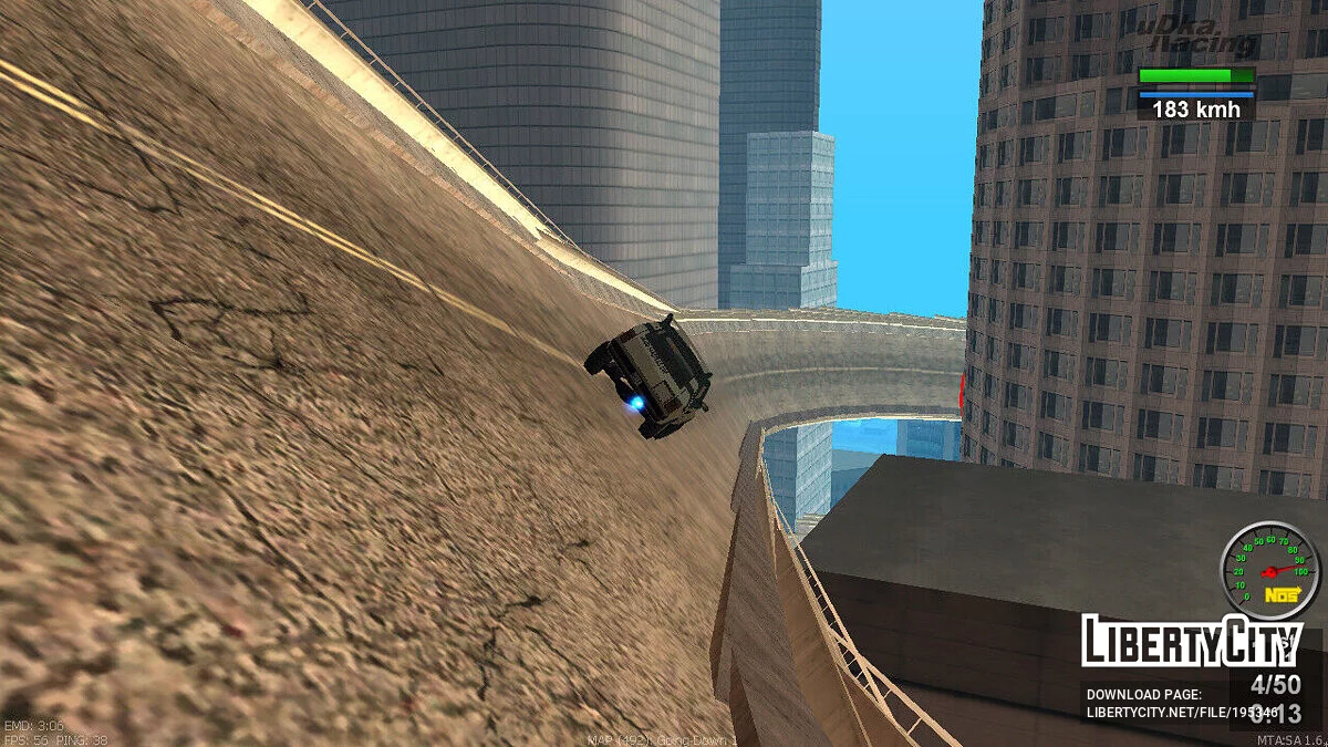 Набор карт MTA:SA Race - Going Down / GTA San Andreas