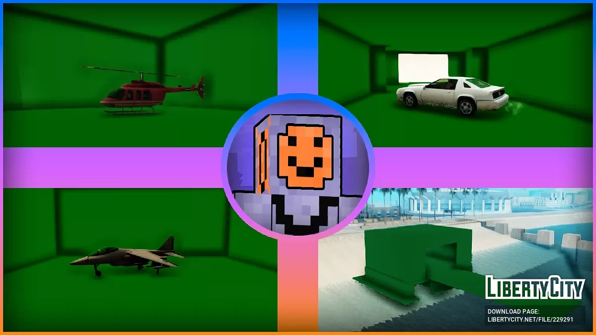 Зеленый Хромакей [MTA] / GTA San Andreas