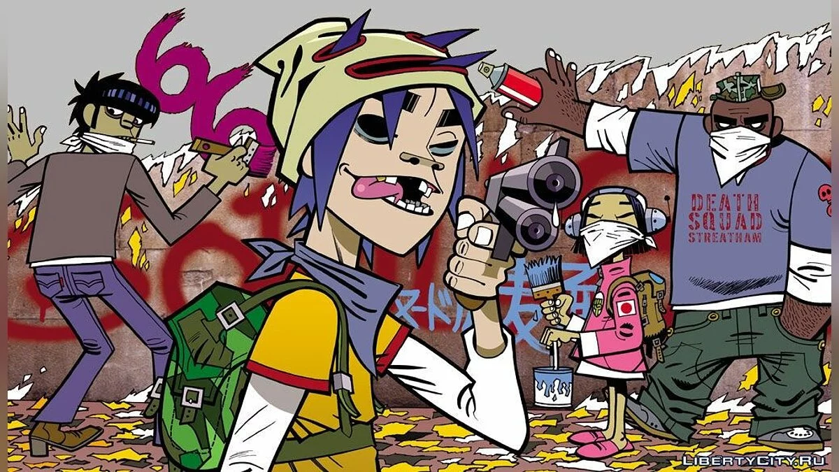 Gorillaz Nirvana FM / GTA San Andreas