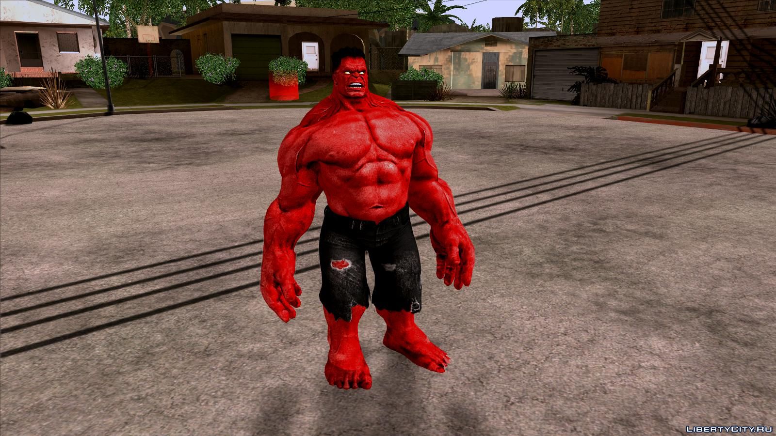 Гта мод на халка. GTA sa Халк. Red Hulk Skin. Красный Халк в ГТА 4. Grand Theft auto San Andreas Hulk.