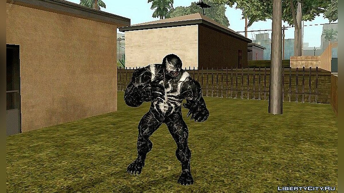 Плейграунд мод на венома. Веном ГТА Сан андреас. GTA San Andreas Venom Skin. Оборотень ГТА са. Скин демона для ГТА са.