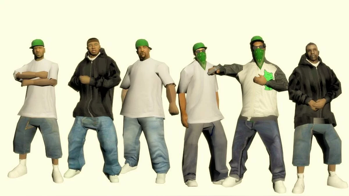 Green Gangs / GTA San Andreas