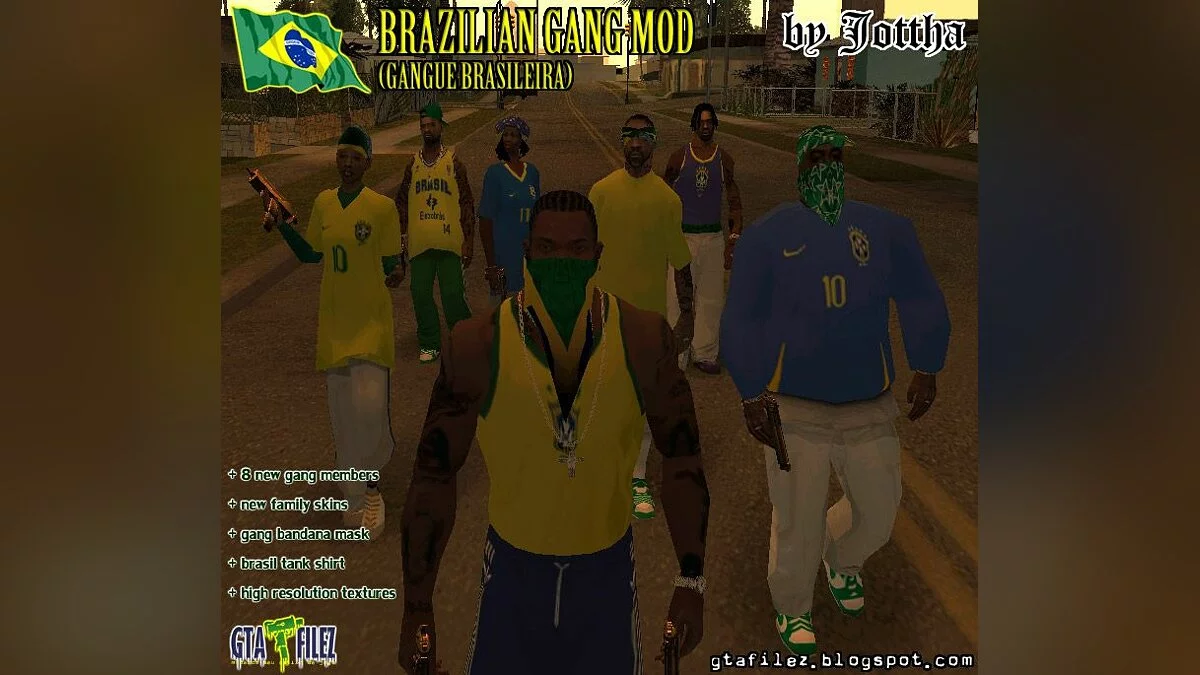 Brazilian Gang mod / GTA San Andreas