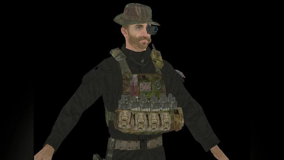Капитан Прайс из CoD 4 / GTA San Andreas