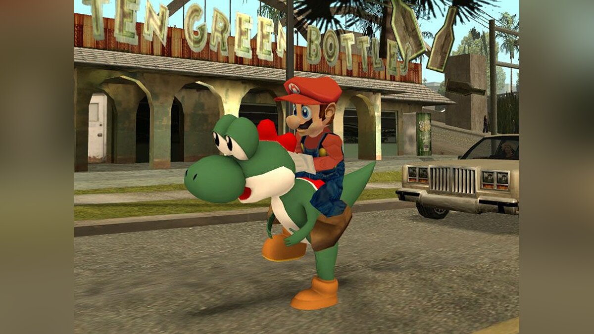 Скачать Mario bros для GTA San Andreas