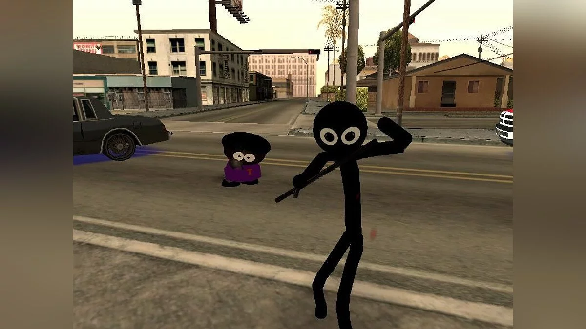Человек палочка / GTA San Andreas