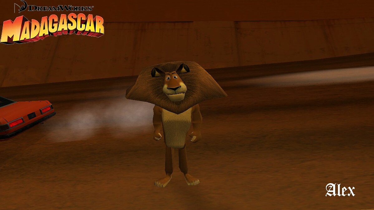 Alex (Madagaskar) для GTA San Andreas - Картинка #1