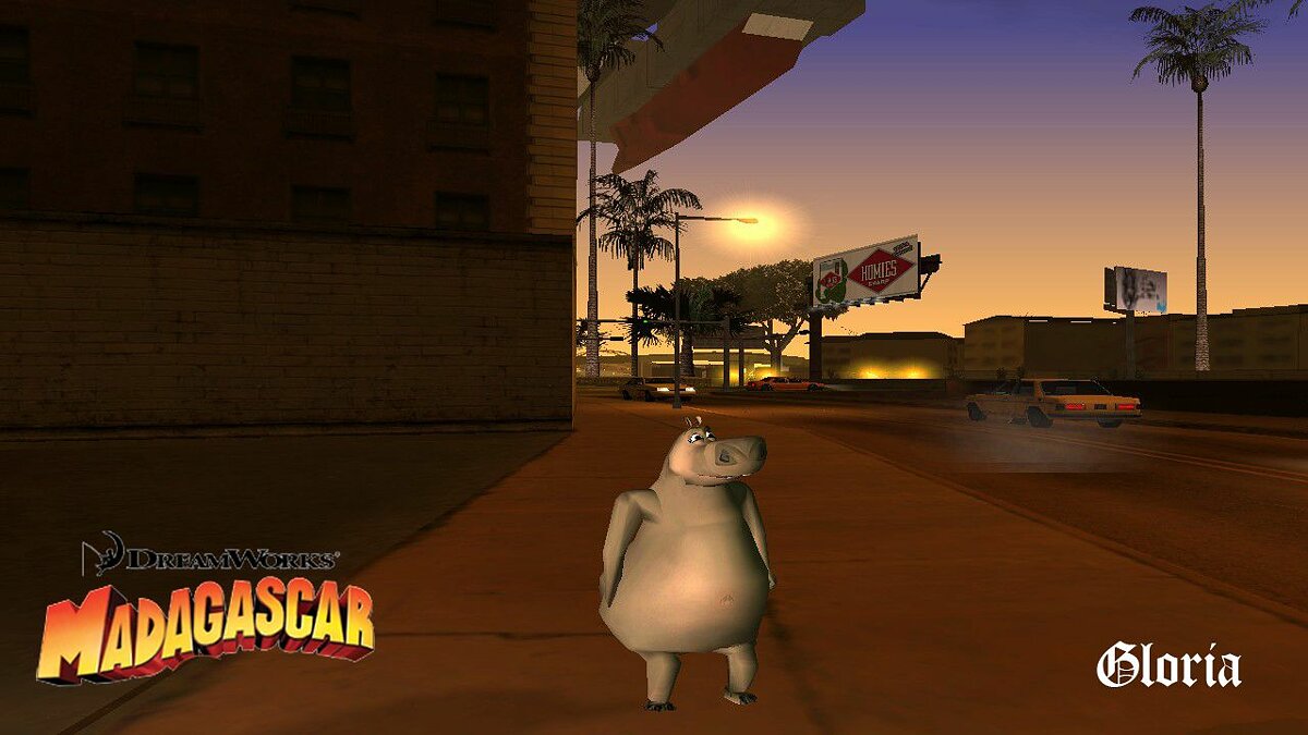 Скачать Gloria (Madagaskar) для GTA San Andreas