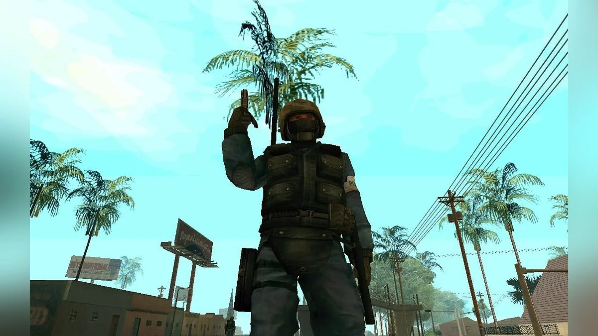 Скин из контр страйк / GTA San Andreas