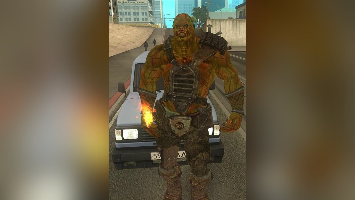 Скачать Супермутант из Fallout 2 для GTA San Andreas