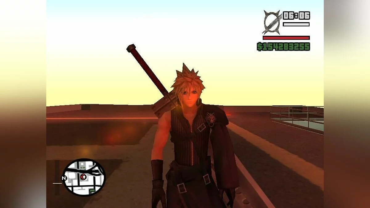 Cloud Strife FFVII / GTA San Andreas