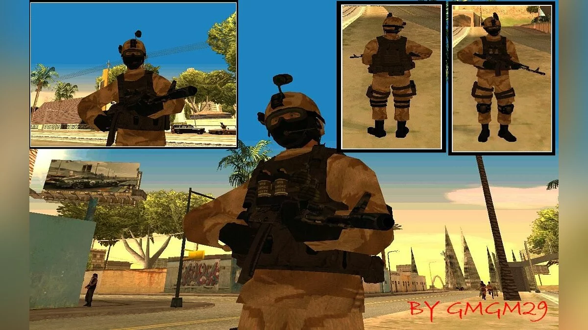 Скин спецназовца / GTA San Andreas