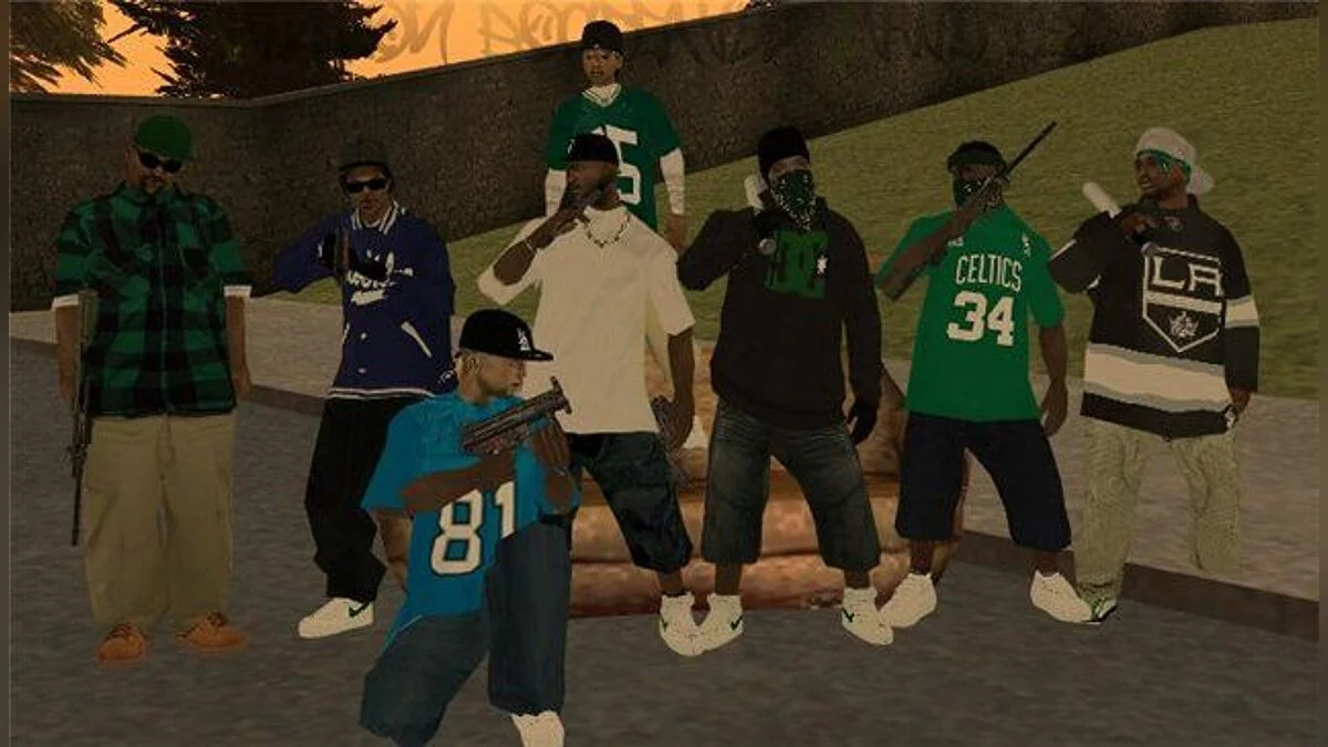 Skins Groove / GTA San Andreas