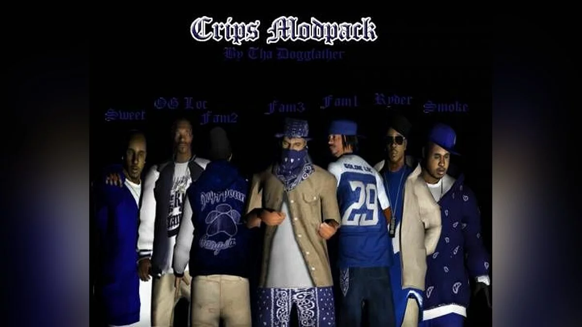 Crips mod / GTA San Andreas