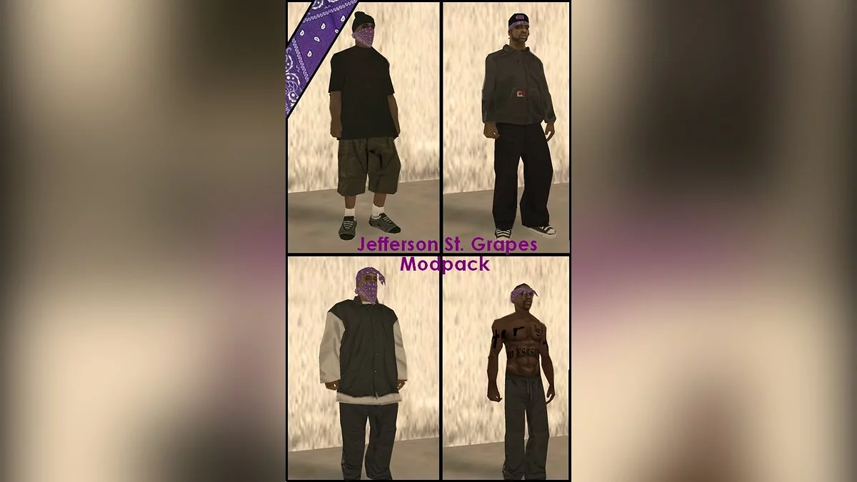 Jefferson St. Grapes Modpack / GTA San Andreas
