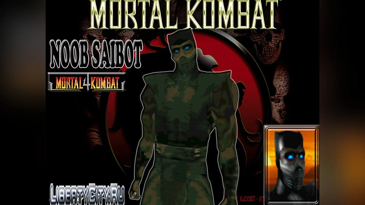 Noob Saibot from MK4 / GTA San Andreas