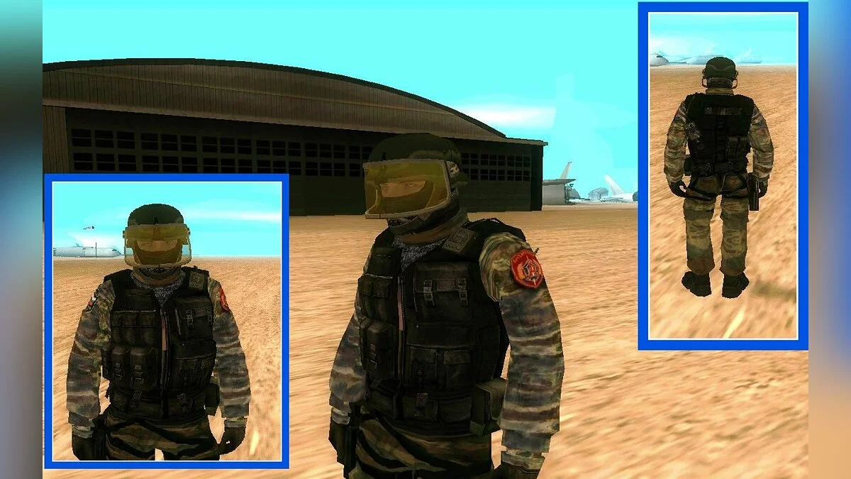 Скин бойца Альфы / GTA San Andreas