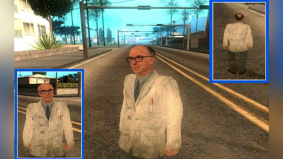 Доктор Кляйнер Half-Life 2 / GTA San Andreas