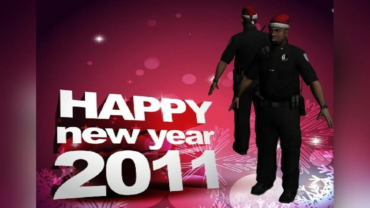 Happy New Year Police / GTA San Andreas
