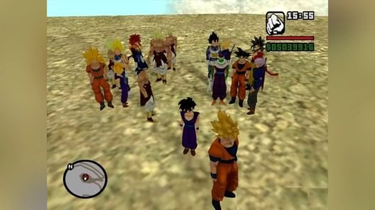 Dragon Ball PED models pack v1 / GTA San Andreas