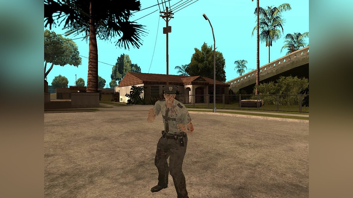 Замена Zombie Cop 2.dff в GTA San Andreas (1 файл)