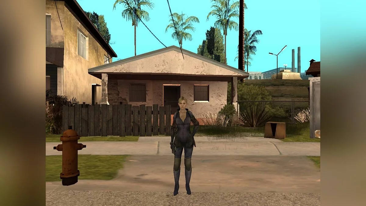 Jill боевой костюм / GTA San Andreas