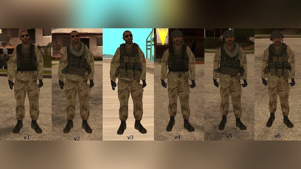 Files To Replace Skins San Andreas Army Army Dff Army Dff In Gta San Andreas 287 Files