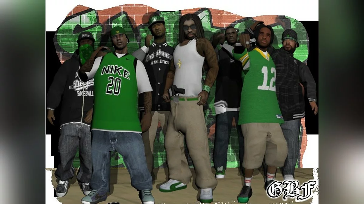 Skinpack Grove Street / GTA San Andreas