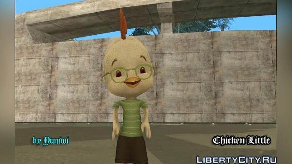 Skin do Galinho Chicken Little / GTA San Andreas