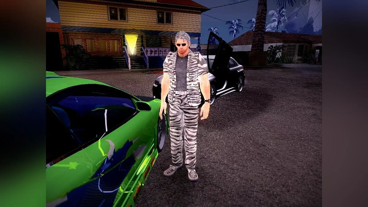Крис в костюме Сафари / GTA San Andreas