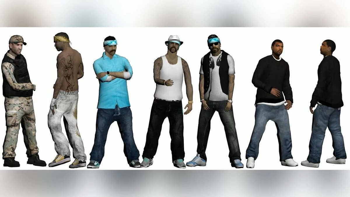 SkinPak2012 / GTA San Andreas