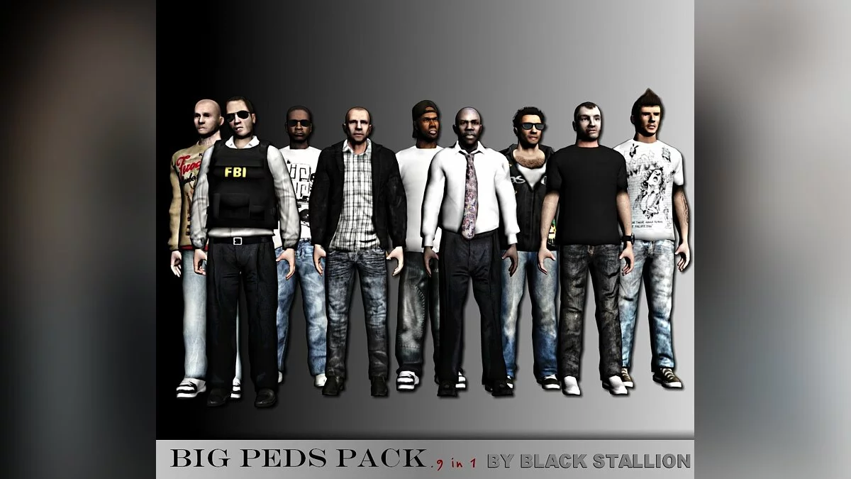 Big Peds Pack / GTA San Andreas