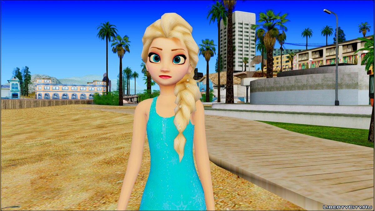 Download Elsa from the cartoon 