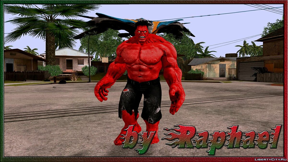 Red Hulk для GTA San Andreas - Картинка #1