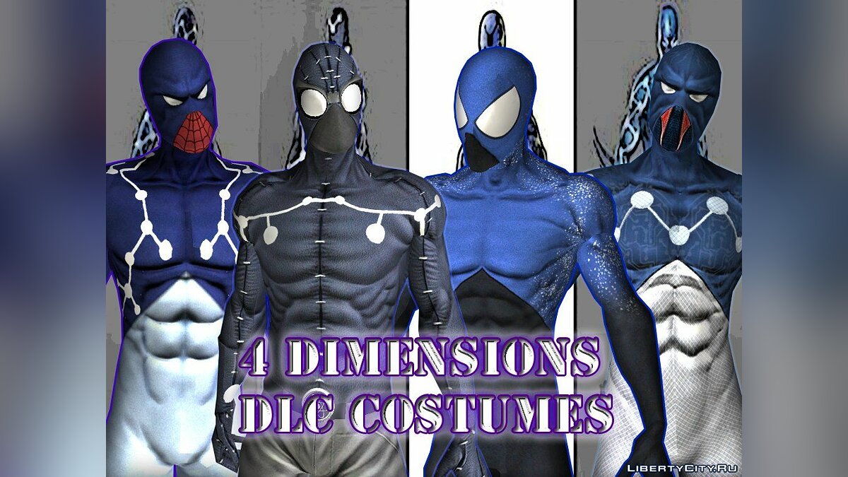 Скачать 4 dimensions DLC costumes для GTA San Andreas