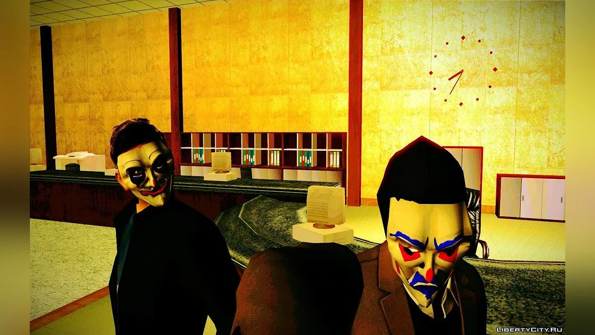 Happy mask ped (From dark knight) / GTA San Andreas