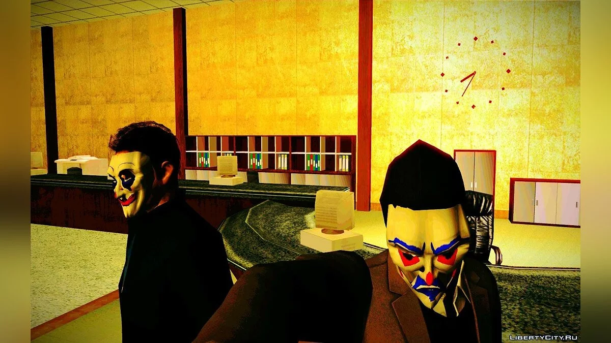 Happy mask ped (From dark knight) / GTA San Andreas