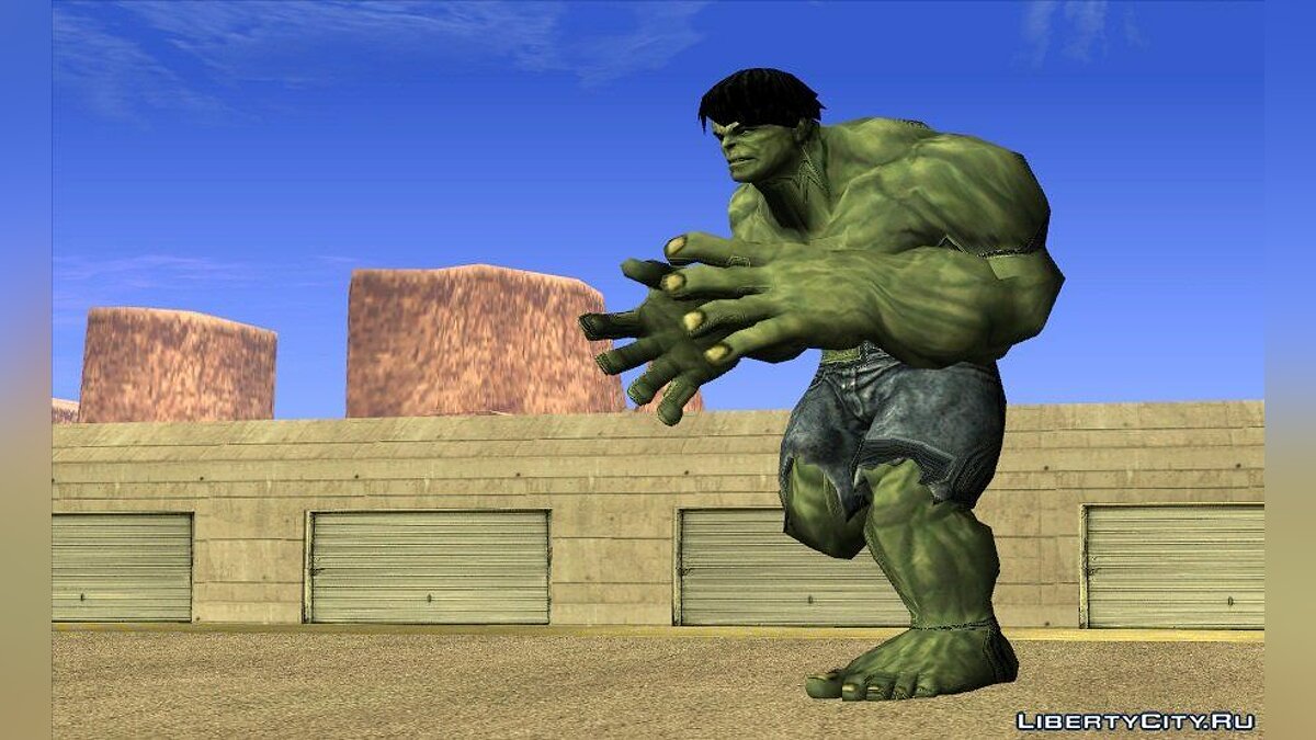 Скачать Hulk - Халк для GTA San Andreas