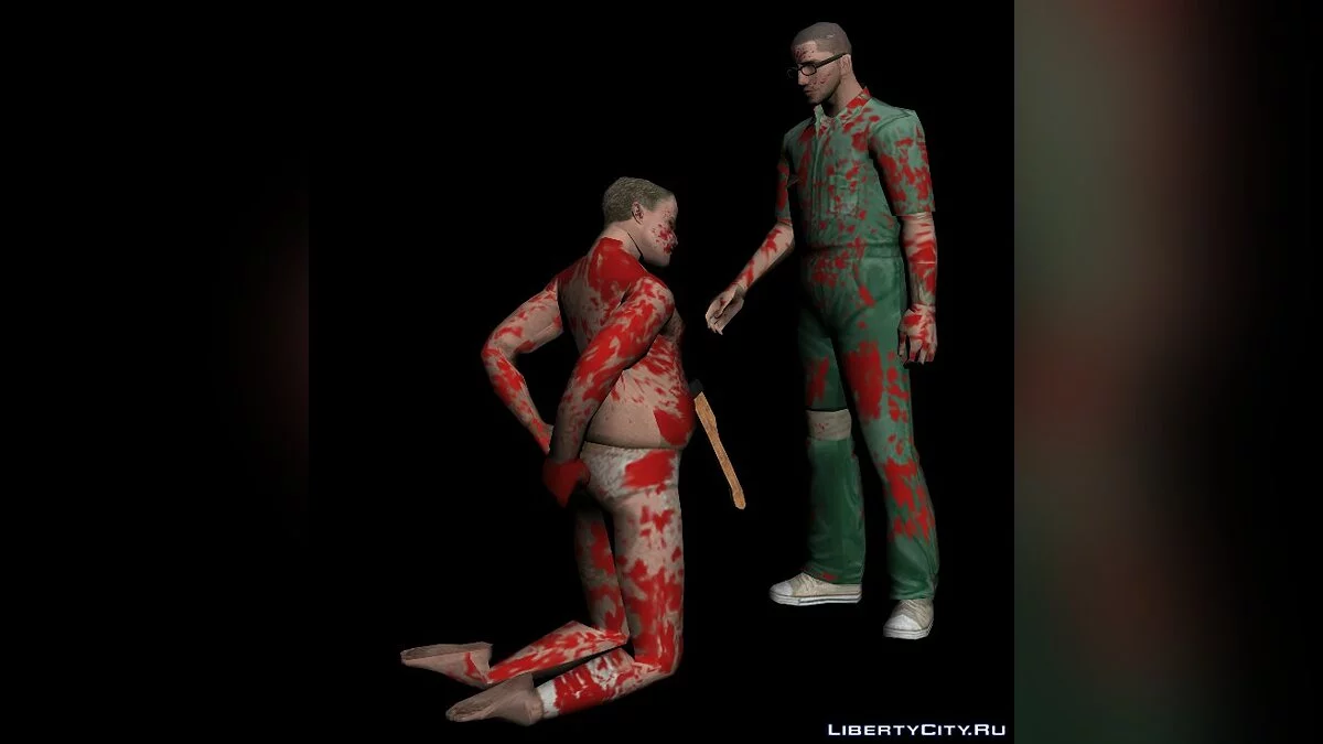 Manhunt 2 dual skins / GTA San Andreas