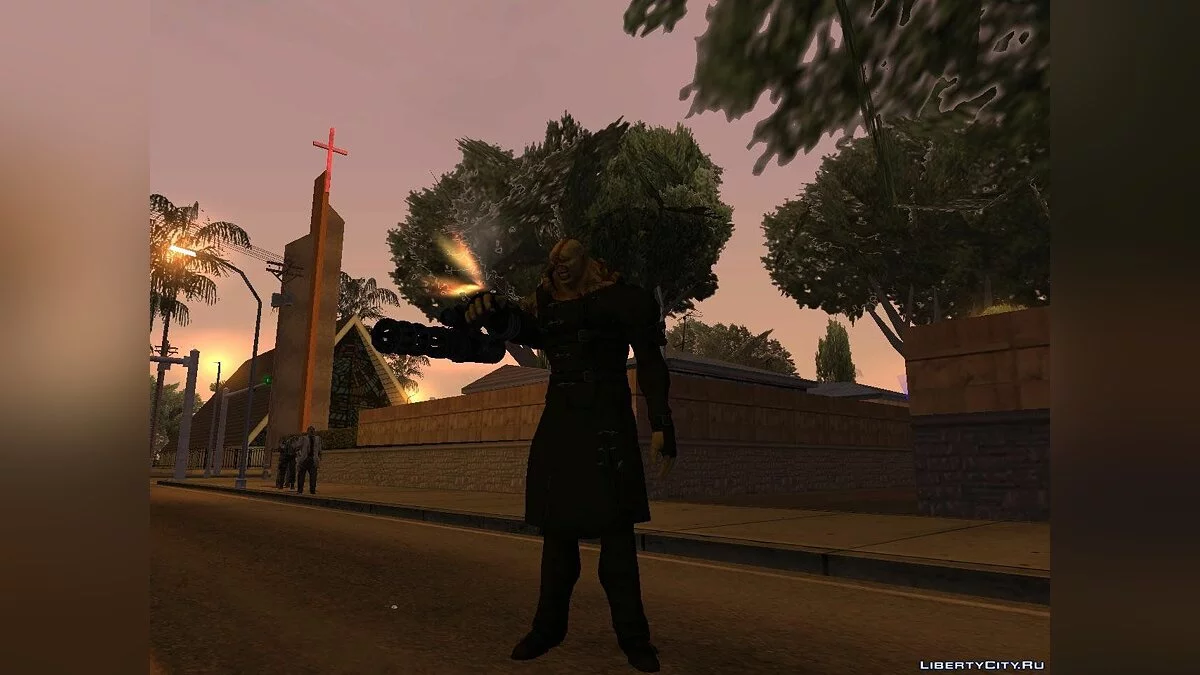 Немесис Mr-X и G Биркин из игры RE ORC / GTA San Andreas