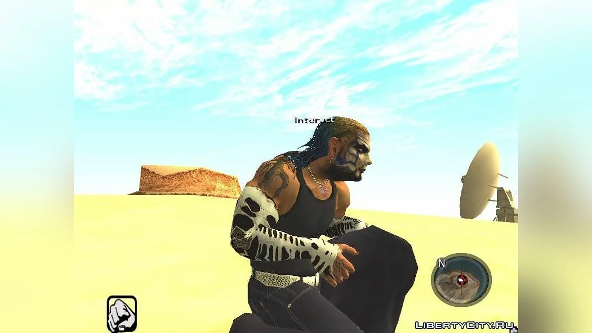 The Real Jeff Hardy mod (convert from SvR 2010) / GTA San Andreas