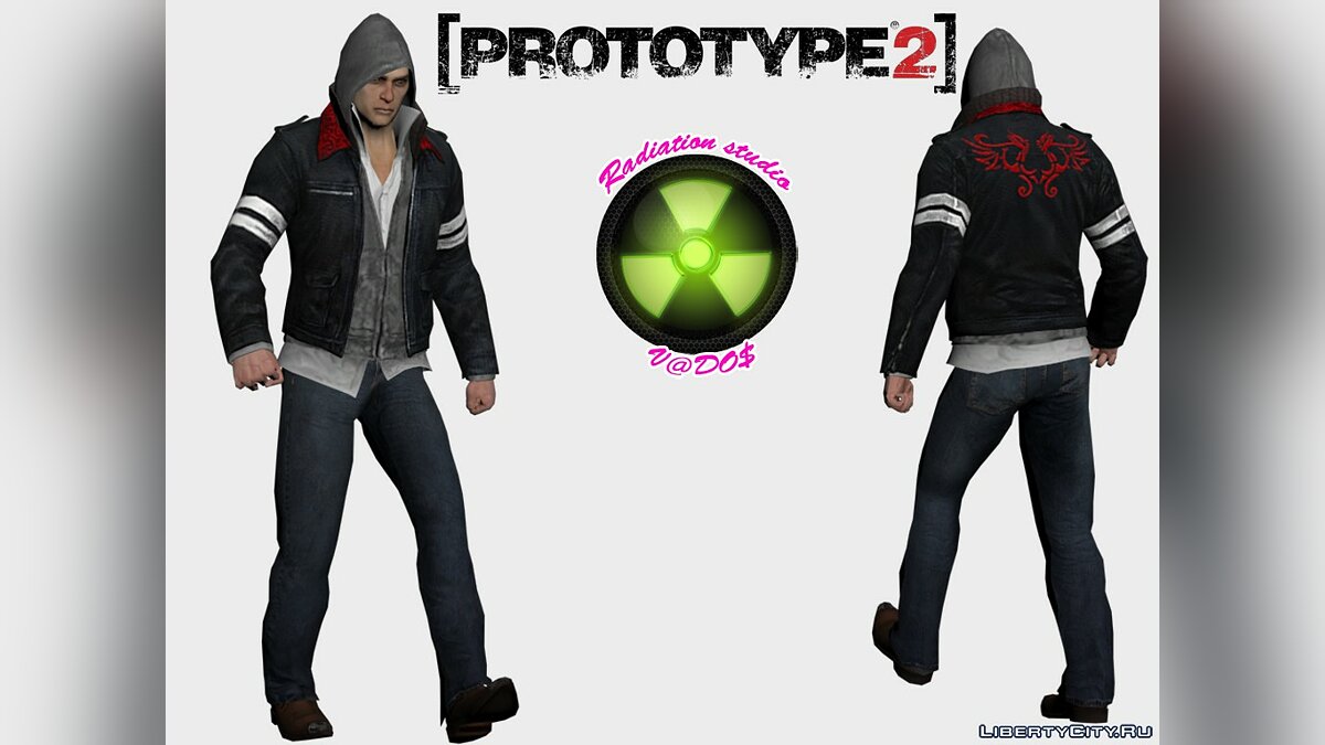 Скачать Alex skin Prototype 2 для GTA San Andreas