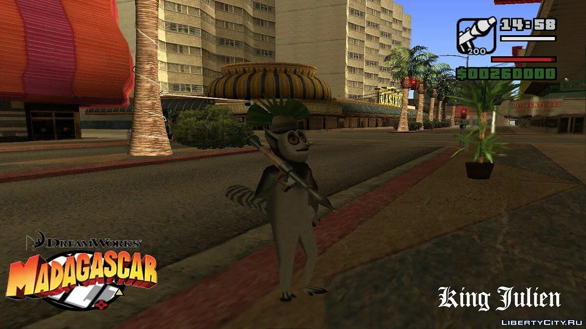 Madagaskar skin pack / GTA San Andreas