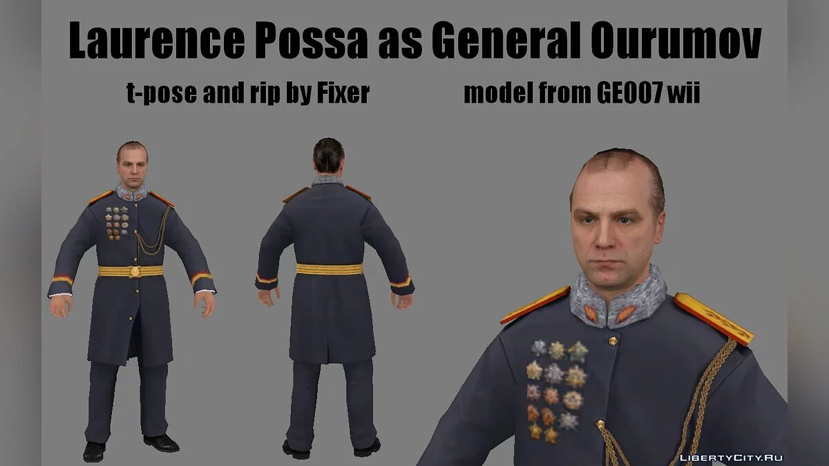 007 Goldeneye Ped Pack / GTA San Andreas