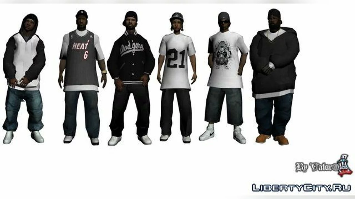 SkinPack Gangsta / GTA San Andreas