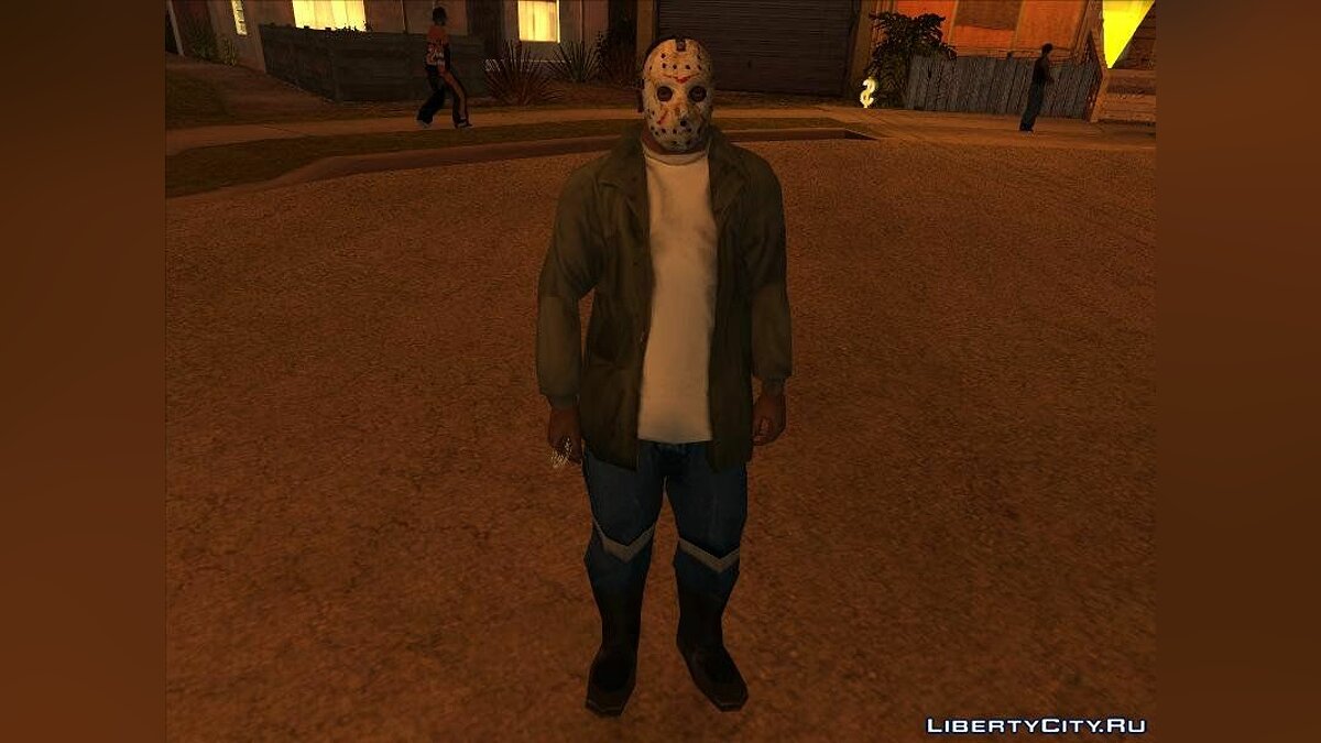 Скачать Jason Voorhees + Окровавленый мачете V1.0 для GTA San Andreas