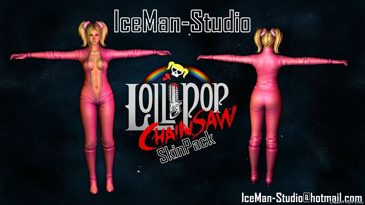 Скачать Lollipop Chainsaw - Full Skins Pack для GTA San Andreas