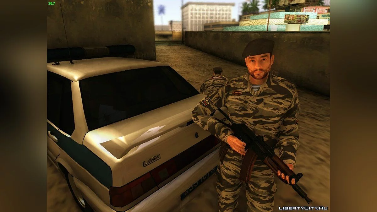 Офицер ОМОНа (Тестовая версия) / GTA San Andreas
