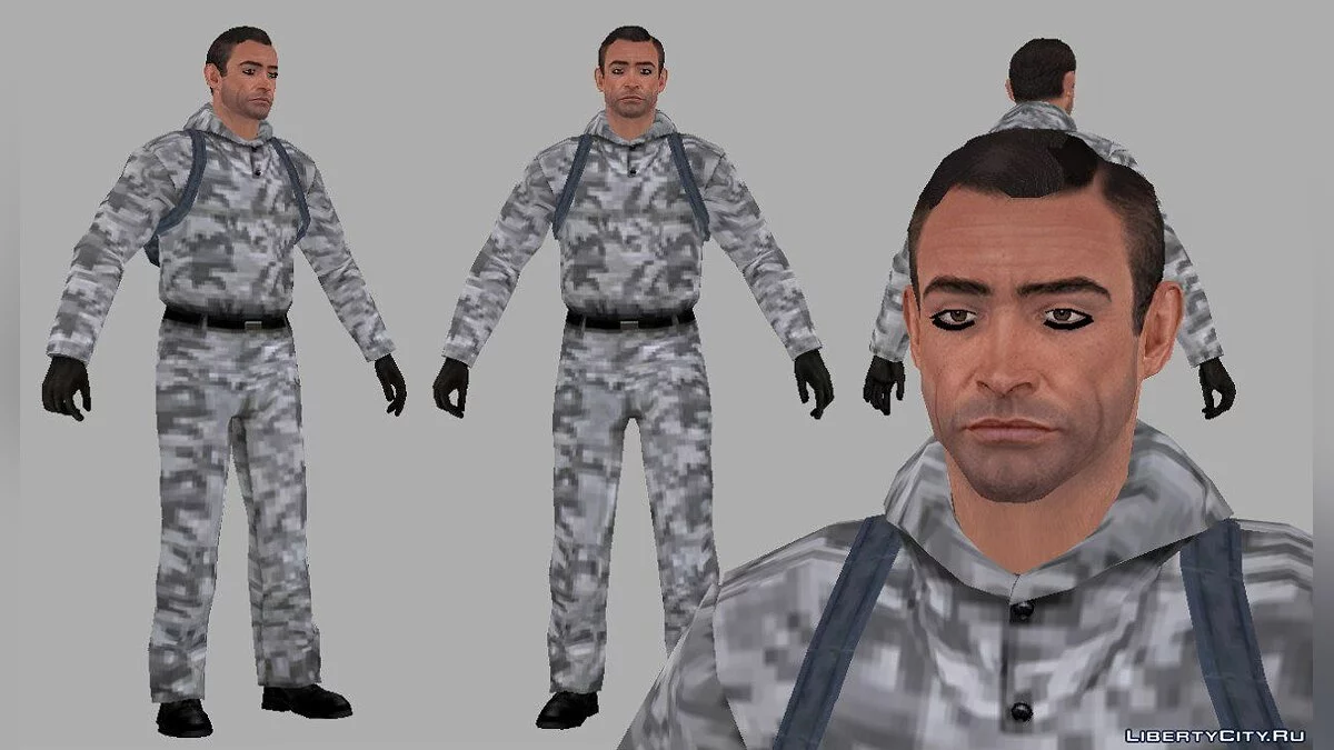 007 Sean Connery outfits pack (FRWL) / GTA San Andreas